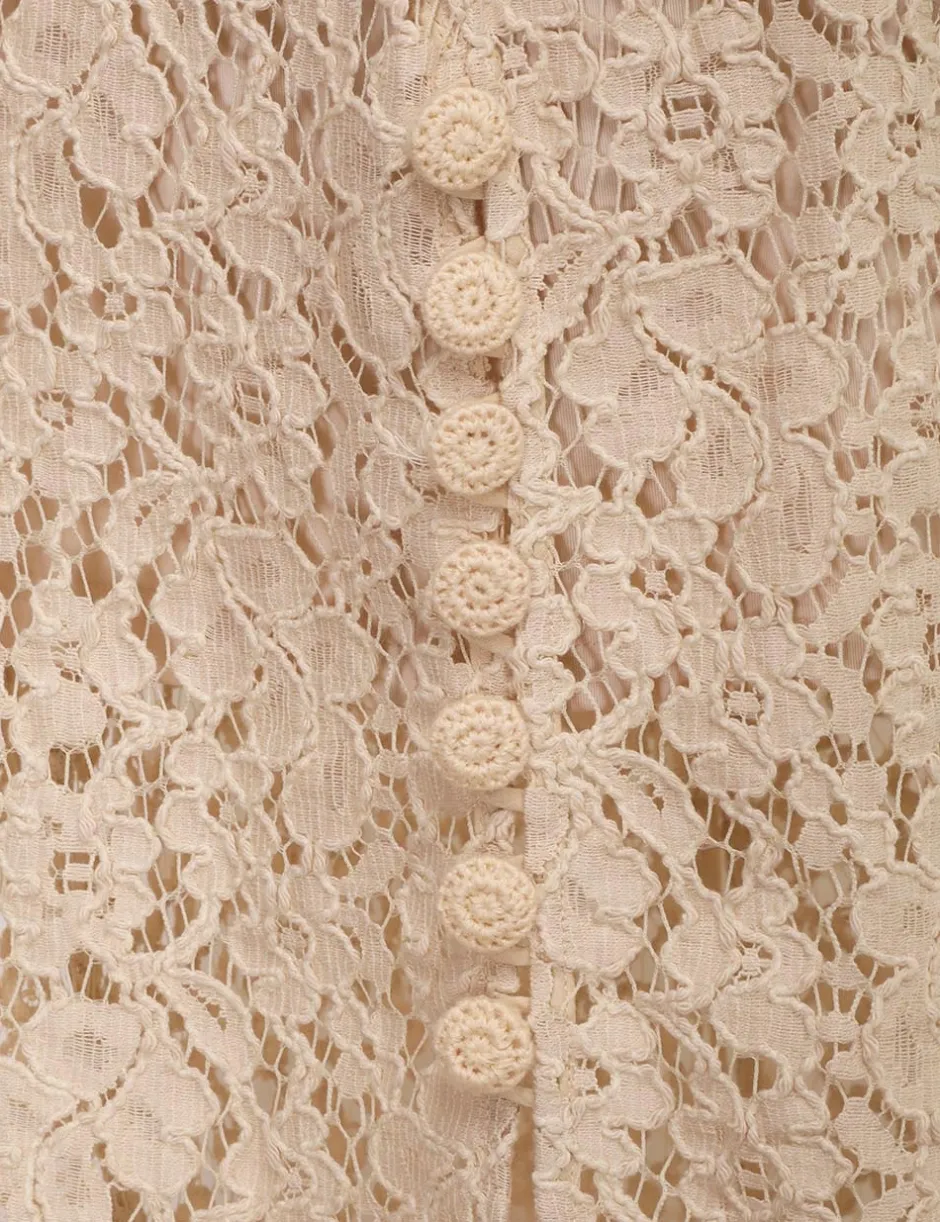 Online ZIMMERMANN Sensory Lace Midi Dress