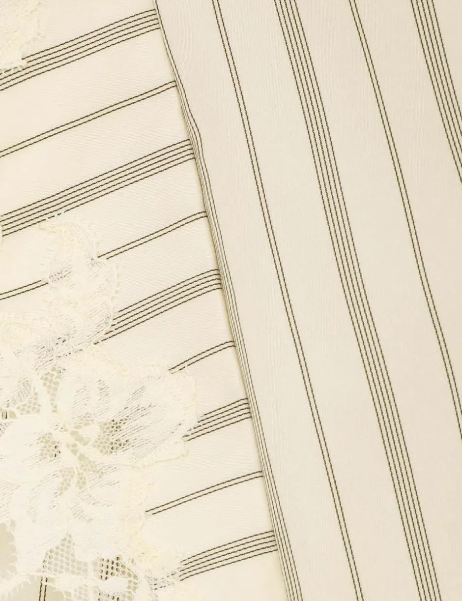 Discount ZIMMERMANN Sensory Lace Stripe Shirt