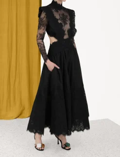 ZIMMERMANN Sensory Lace Yoke Gown