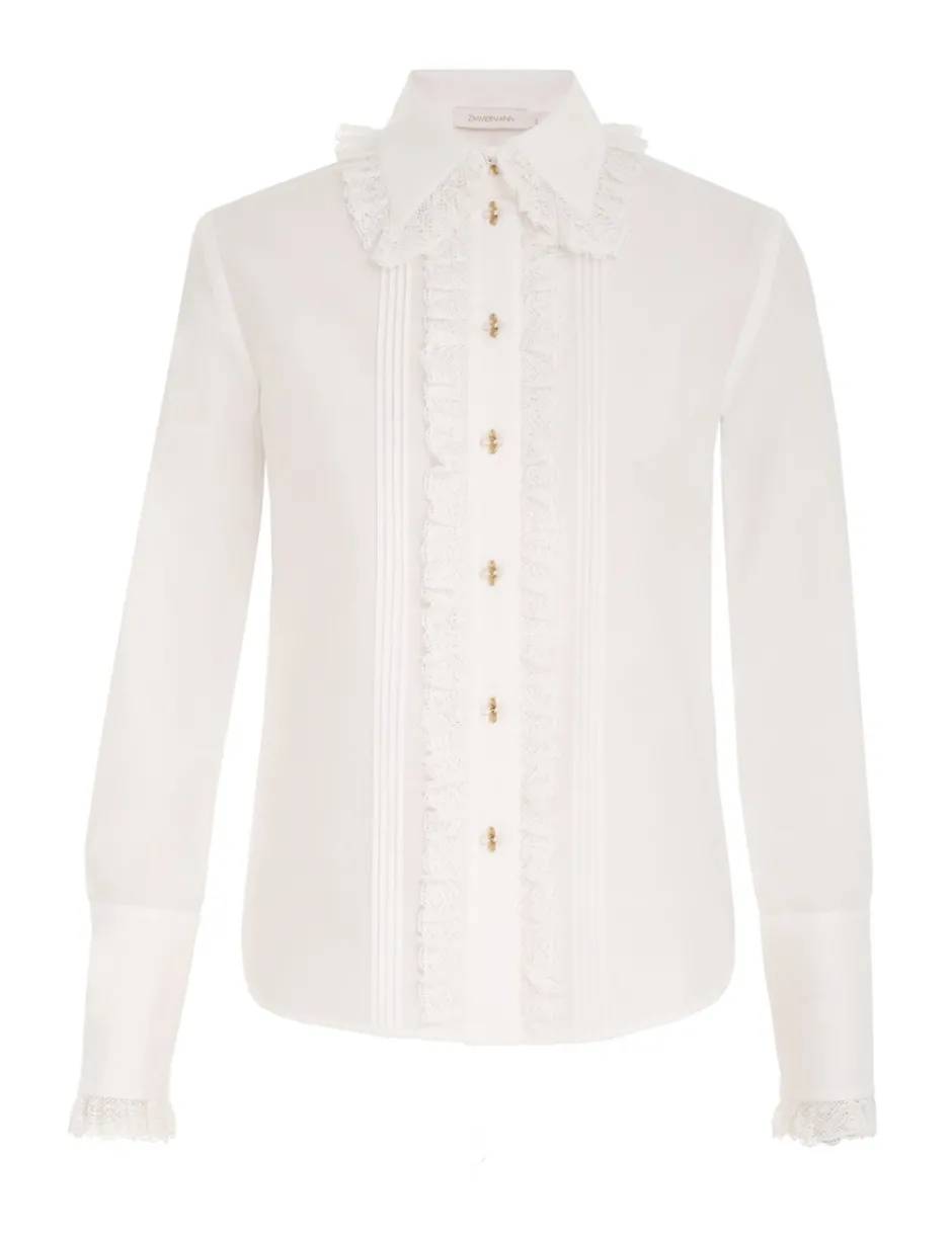 Best ZIMMERMANN Sensory Pintucked Shirt