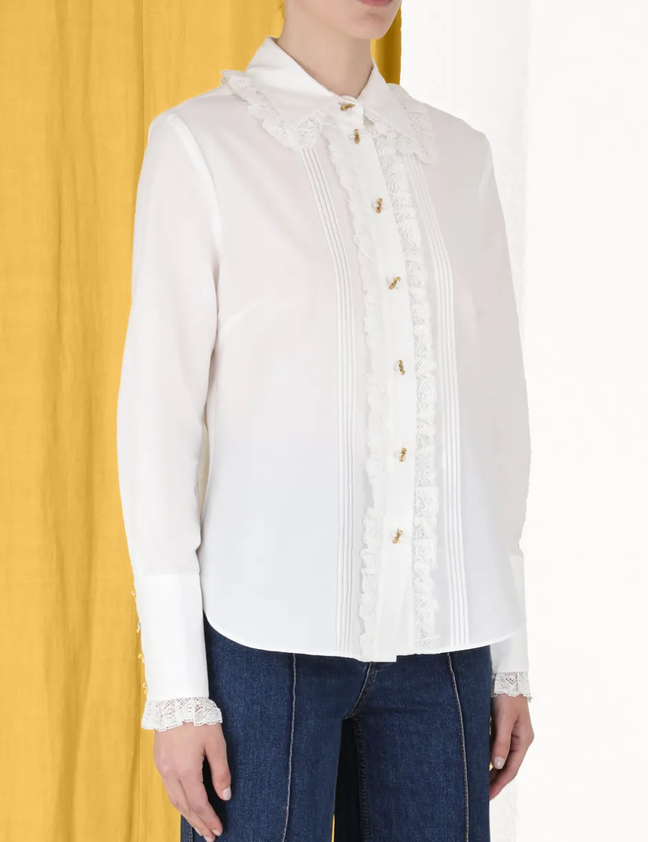 Best ZIMMERMANN Sensory Pintucked Shirt