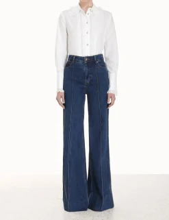 Online ZIMMERMANN Sensory Pintucked Shirt