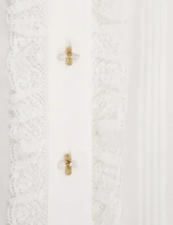 Online ZIMMERMANN Sensory Pintucked Shirt