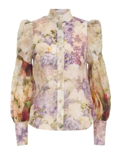 Hot ZIMMERMANN Sensory Spliced Blouse