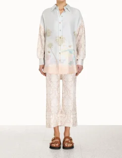 Best ZIMMERMANN Sensory Spliced Shirt