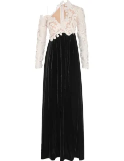 Discount ZIMMERMANN Sensory Velvet Bodice Gown