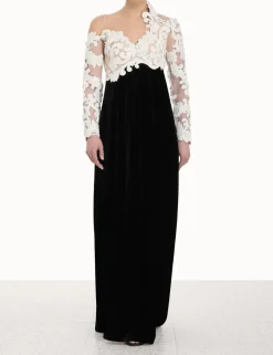 Best ZIMMERMANN Sensory Velvet Bodice Gown