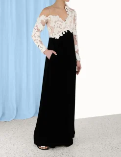 Clearance ZIMMERMANN Sensory Velvet Bodice Gown
