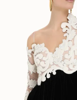 Clearance ZIMMERMANN Sensory Velvet Bodice Gown