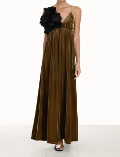Discount ZIMMERMANN Sensory Velvet Dress
