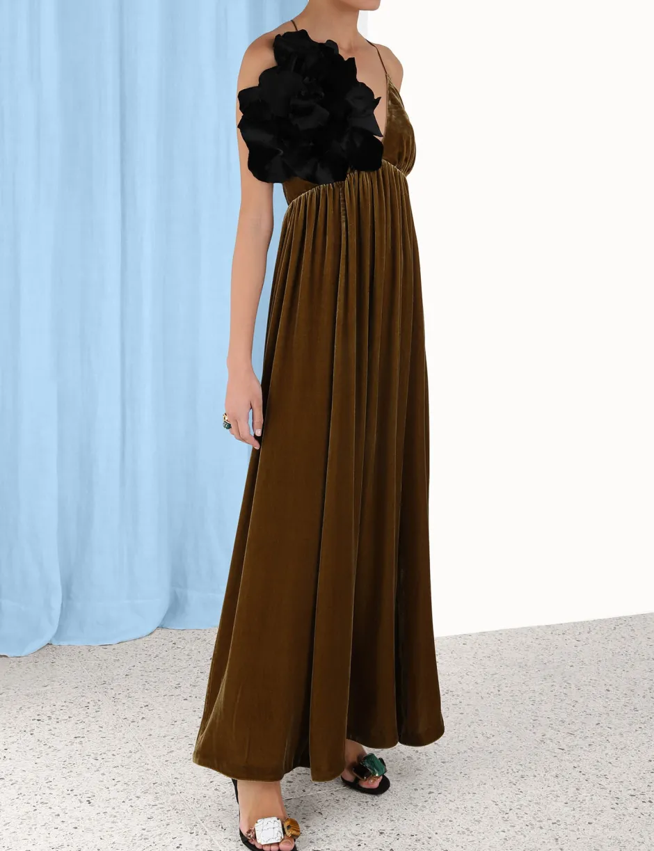 Discount ZIMMERMANN Sensory Velvet Dress