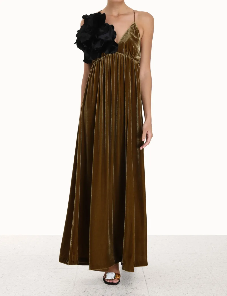 ZIMMERMANN Sensory Velvet Dress