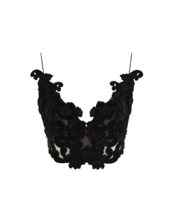 Hot ZIMMERMANN Sensory Velvet Lace Bodice
