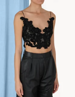 Hot ZIMMERMANN Sensory Velvet Lace Bodice