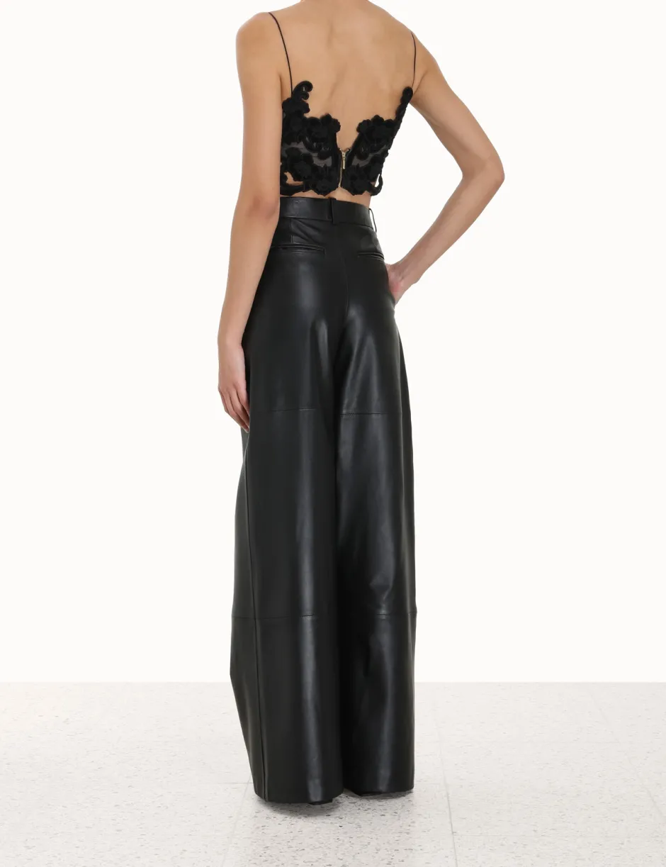 Discount ZIMMERMANN Sensory Velvet Lace Bodice