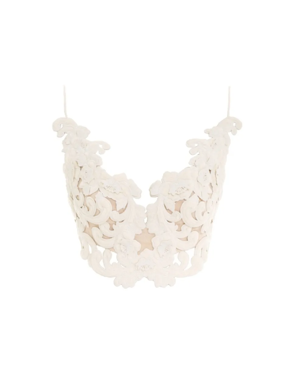 ZIMMERMANN Sensory Velvet Lace Bodice