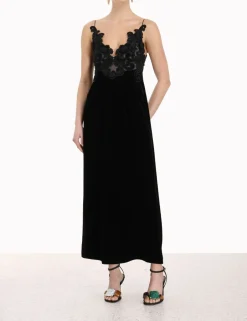Best ZIMMERMANN Sensory Velvet Slip Dress
