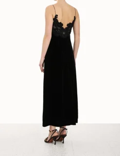 New ZIMMERMANN Sensory Velvet Slip Dress