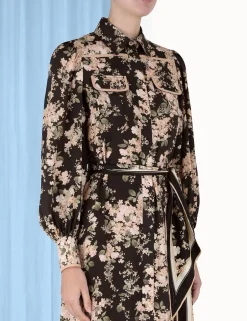 ZIMMERMANN Shirt Midi Dress