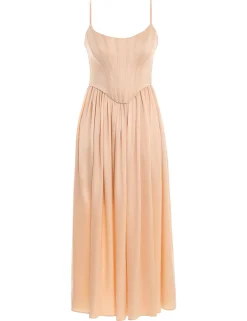 Hot ZIMMERMANN Silk Corset Dress