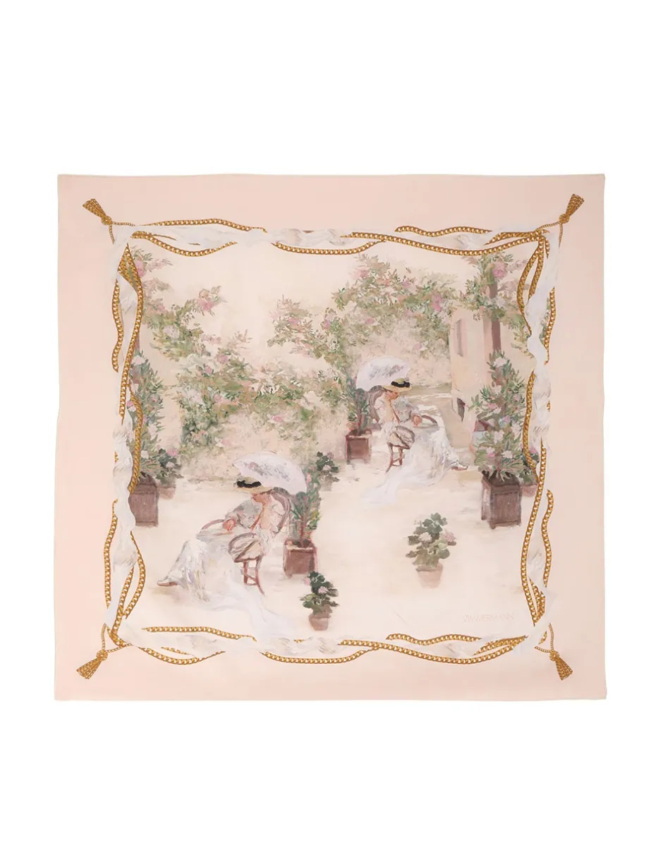 New ZIMMERMANN Silk Square Scarf