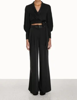 Discount ZIMMERMANN Silk Tuck Pant