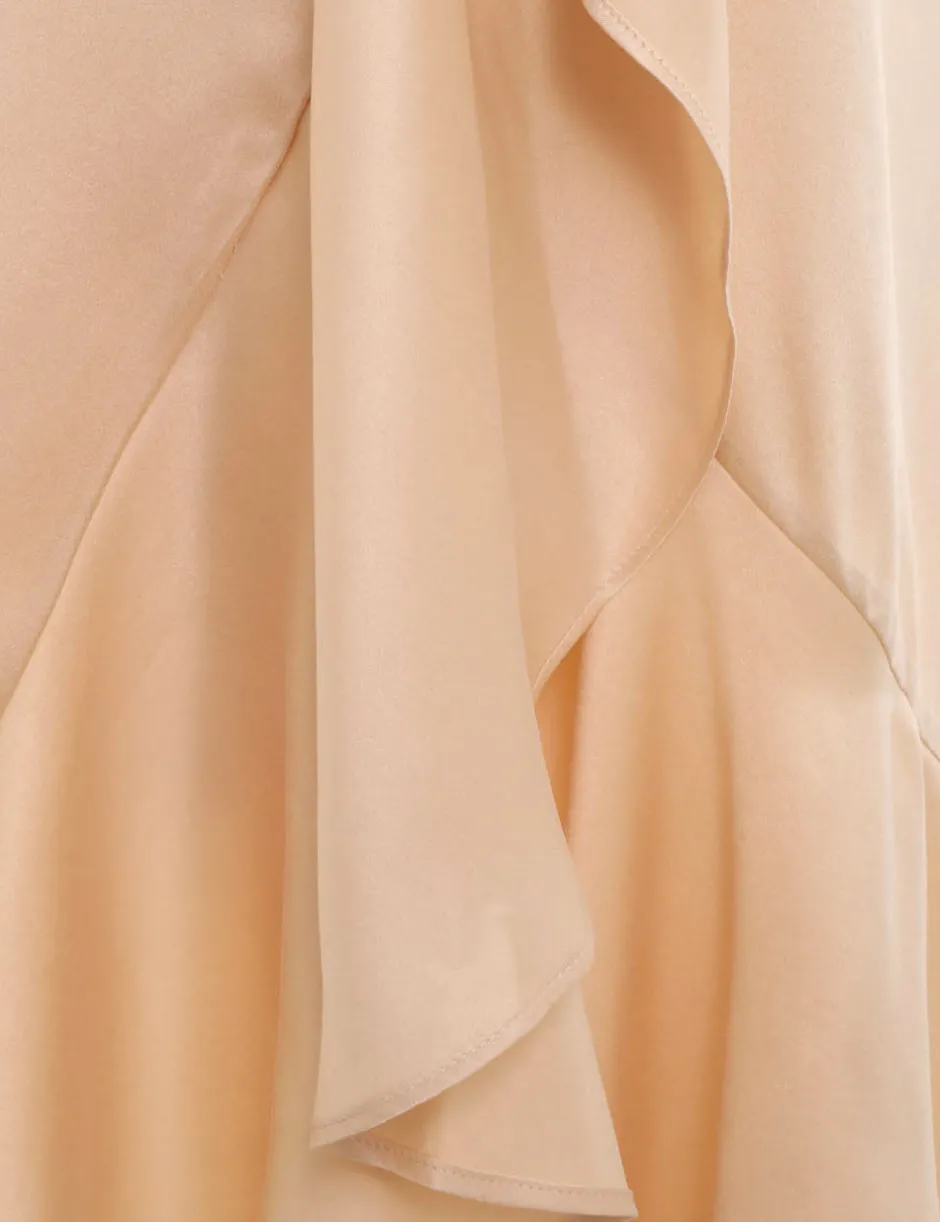 ZIMMERMANN Silk Wrap Midi Dress