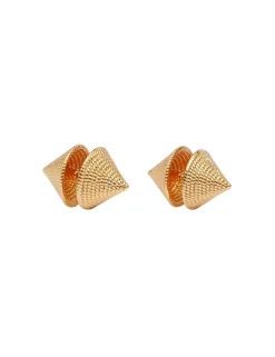 New ZIMMERMANN Spiral Rope Cone Earrings