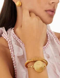 New ZIMMERMANN Spiral Rope Cone Earrings