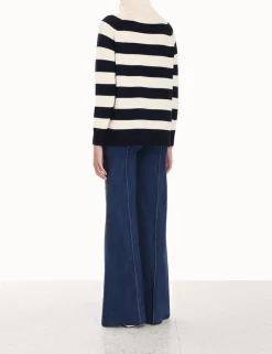 Discount ZIMMERMANN Striped Roll Neck Sweater