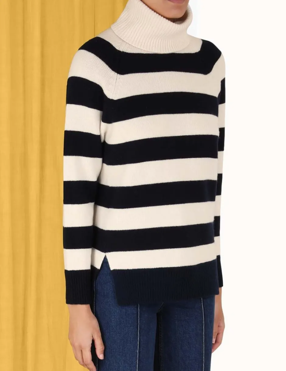 Discount ZIMMERMANN Striped Roll Neck Sweater