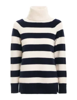ZIMMERMANN Striped Roll Neck Sweater