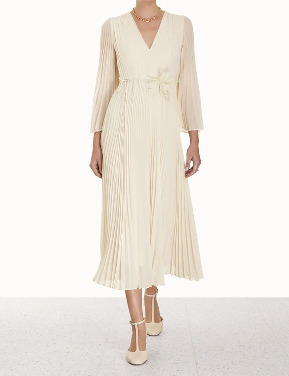 Online ZIMMERMANN Sunray Midi Dress