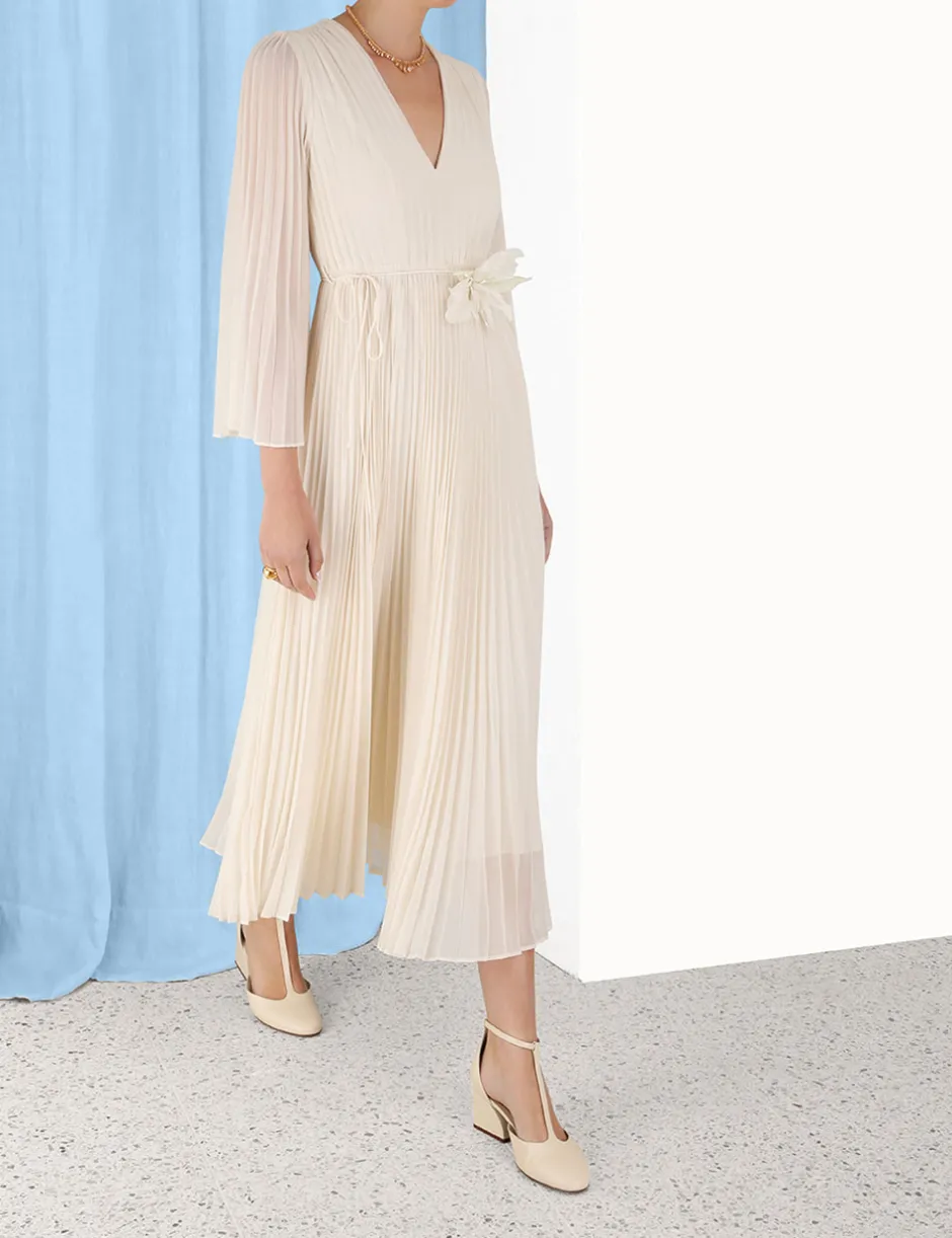 Online ZIMMERMANN Sunray Midi Dress