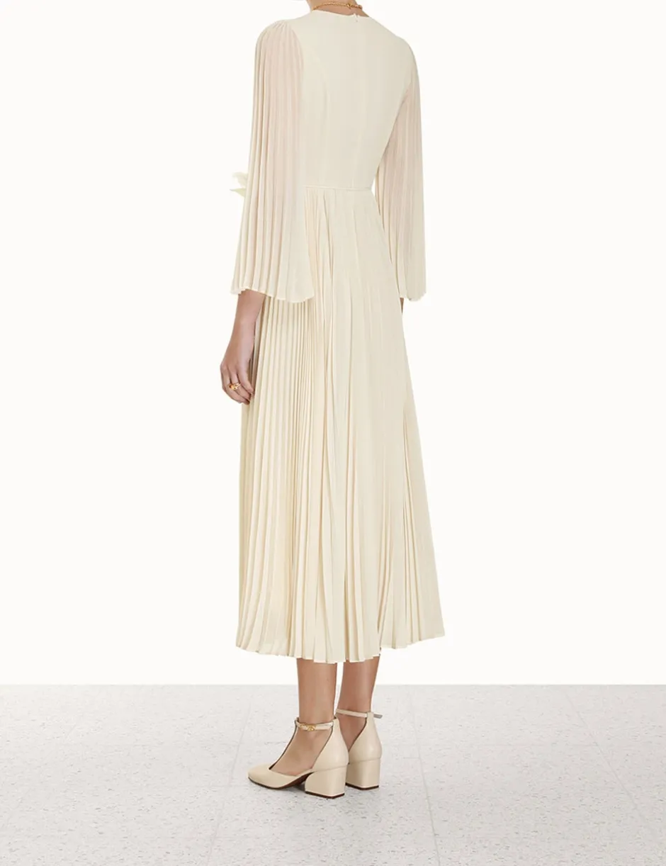 Online ZIMMERMANN Sunray Midi Dress