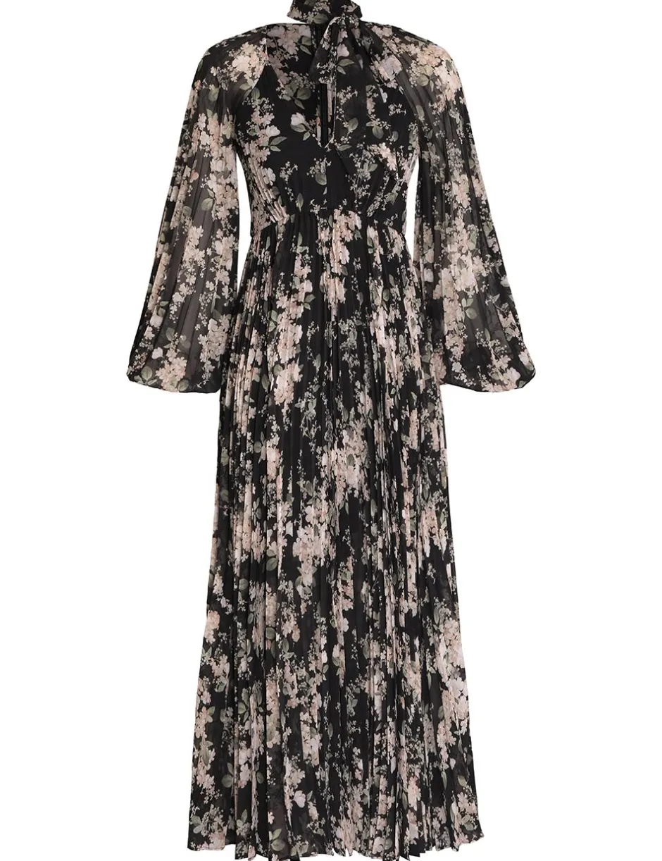 New ZIMMERMANN Sunray Pleated Midi Dress