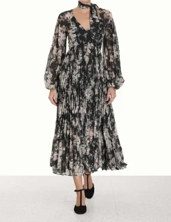 Sale ZIMMERMANN Sunray Pleated Midi Dress