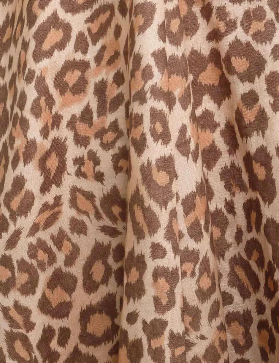 Hot ZIMMERMANN Tie Neck Mini Dress