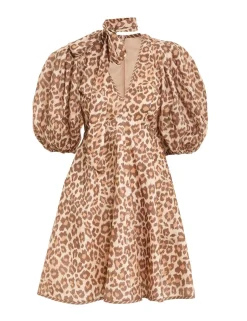 Best ZIMMERMANN Tie Neck Mini Dress