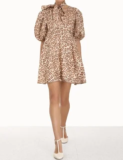 Best ZIMMERMANN Tie Neck Mini Dress