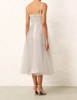ZIMMERMANN Tulle Midi Dress