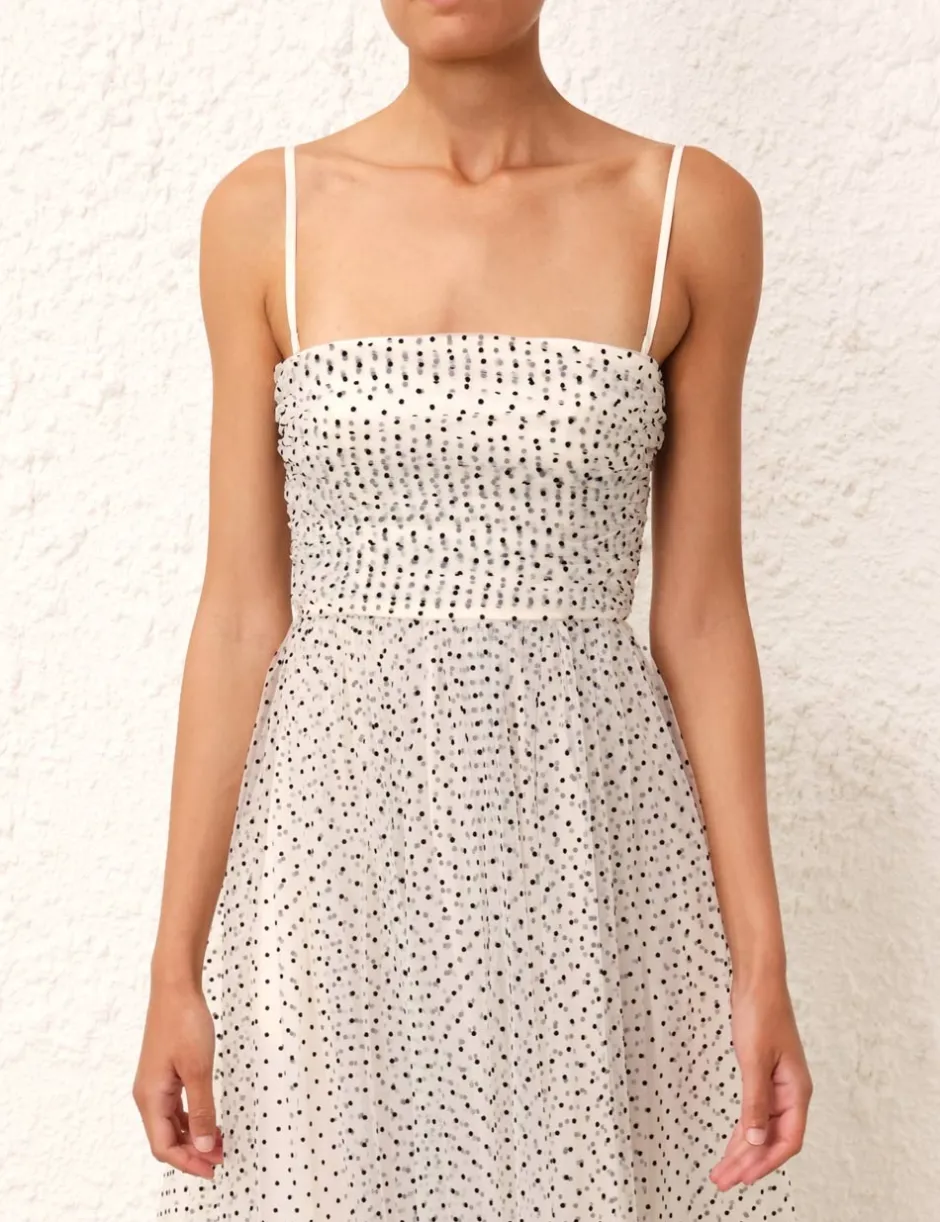 ZIMMERMANN Tulle Midi Dress