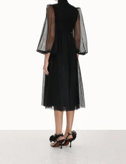 Best ZIMMERMANN Tulle Midi Dress