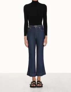 Sale ZIMMERMANN Turtleneck Rib Top