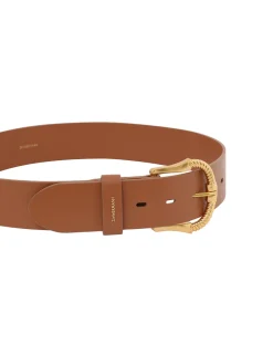 New ZIMMERMANN Twisted Buckle Leather Belt 40