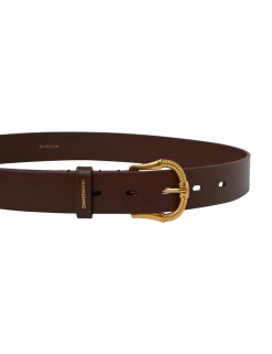 Clearance ZIMMERMANN Twisted Buckle Leather Belt 30