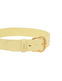 New ZIMMERMANN Twisted Buckle Leather Belt 40
