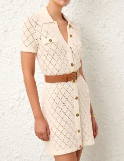ZIMMERMANN Twisted Buckle Leather Belt 40