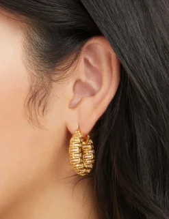 Sale ZIMMERMANN Twisted Rope Pave Hoops