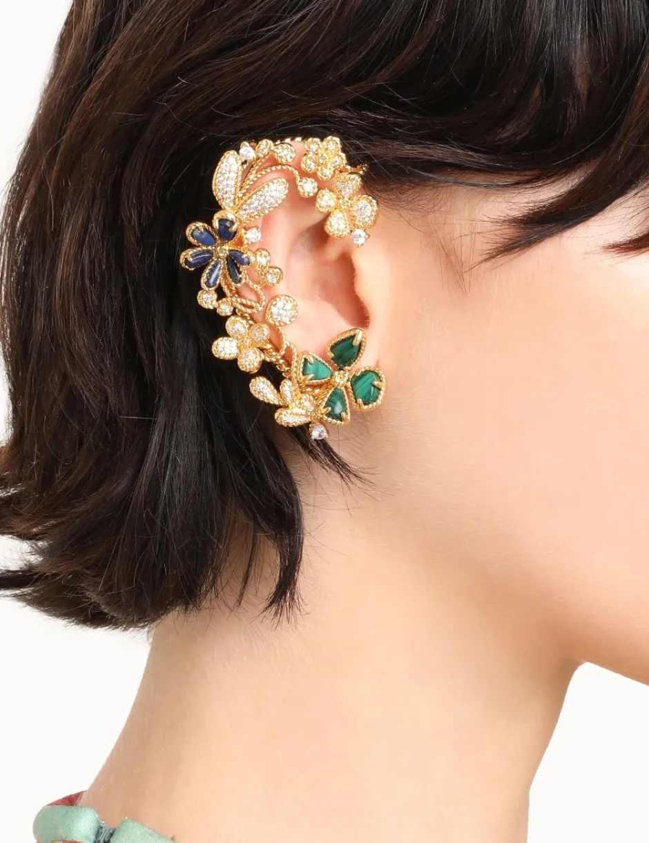 Sale ZIMMERMANN Twisted Wire Flower Ear Cuff